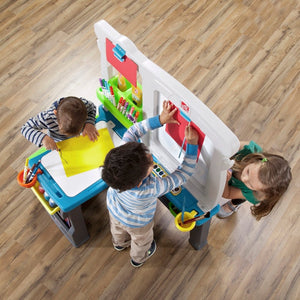 Step2 Great Creations Art Center | Kids Art Desk & Easel - Art Desk & Easel