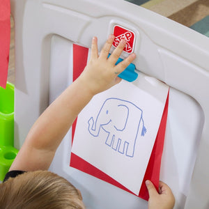 Step2 Great Creations Art Center | Kids Art Desk & Easel - Art Desk & Easel