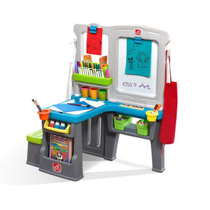 Step2 Great Creations Art Center | Kids Art Desk & Easel - Art Desk & Easel