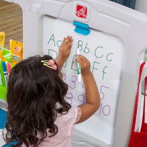 Step2 Great Creations Art Center | Kids Art Desk & Easel - Art Desk & Easel