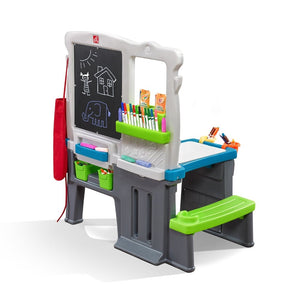 Step2 Great Creations Art Center | Kids Art Desk & Easel - Art Desk & Easel