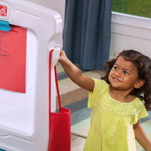 Step2 Great Creations Art Center | Kids Art Desk & Easel - Art Desk & Easel