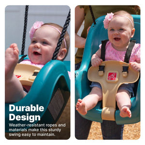 Step2 INFANT TO TODDLER SWING | Kids Outdoor Swing - Baby Swings
