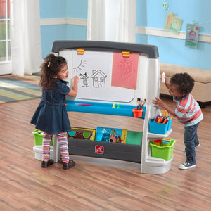 Step2 Jumbo Art Easel | Kids Art Desk & Easel - Art Desk & Easel
