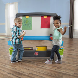 Step2 Jumbo Art Easel | Kids Art Desk & Easel - Art Desk & Easel