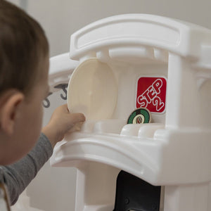 Step2 Kids Play Kitchen | Sink, Coffee Station & Lights - Roleplay/Pretend Play, Play Kitchen