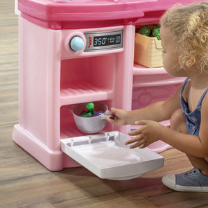 Step2 Kids Play Kitchen | Sink, Coffee Station & Lights - Roleplay/Pretend Play, Play Kitchen