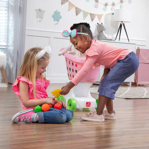 Step2 Little Helper’s Shopping Cart (Pink) | Kids Shopping Cart - Roleplay/Pretend Play