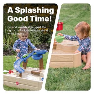 Step2 NATURALLY PLAYFUL PLAYFULL SPLASHWAY CANAL | Water Table - Beach & Outdoor Accessories