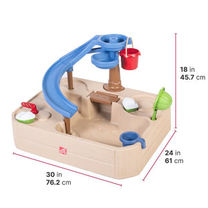 Step2 NATURALLY PLAYFUL PLAYFULL SPLASHWAY CANAL | Water Table - Beach & Outdoor Accessories