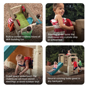 Step2 Naturally Playful Woodland Climber | Kids Climber Playset - Baby Swings