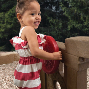 Step2 Naturally Playful Woodland Climber | Kids Climber Playset - Baby Swings
