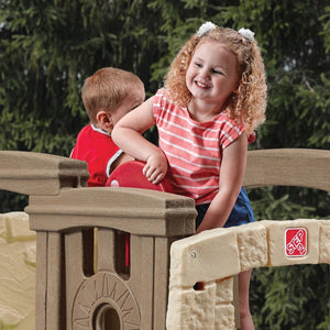 Step2 Naturally Playful Woodland Climber | Kids Climber Playset - Baby Swings
