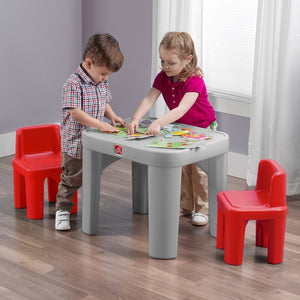Step2 PARTY FOR TWO TABLE AND CHAIR SET | Kids Table & Chair Set - Children Furniture