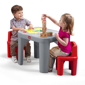 Step2 PARTY FOR TWO TABLE AND CHAIR SET | Kids Table & Chair Set - Children Furniture