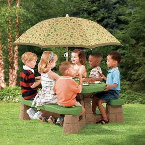 Step2 Picnic Table with Umbrella | Kids Picnic Table - Picnic Table