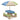 Step2 Picnic Table With Umbrella | Kids Picnic Table - Picnic Table