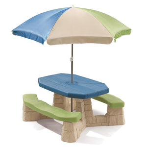Step2 Picnic Table With Umbrella | Kids Picnic Table - Picnic Table