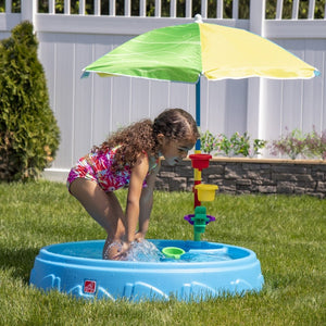 Step2 Play & Shade Pool | Kids Water Table - Beach & Outdoor Accessories