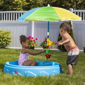 Step2 Play & Shade Pool | Kids Water Table - Beach & Outdoor Accessories
