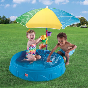Step2 Play & Shade Pool | Kids Water Table - Beach & Outdoor Accessories