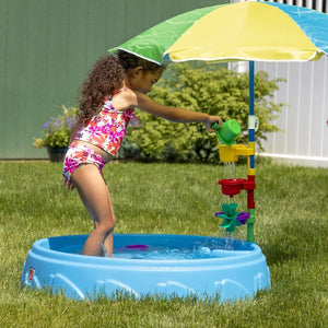 Step2 Play & Shade Pool | Kids Water Table - Beach & Outdoor Accessories