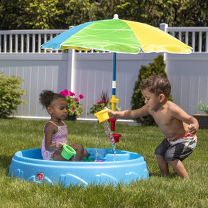 Step2 Play & Shade Pool | Kids Water Table - Beach & Outdoor Accessories