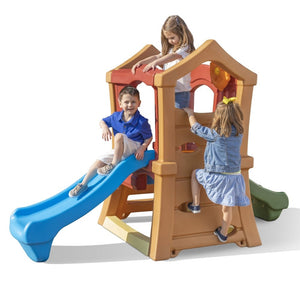 Step2 Play Up Double Slide Climber | Kids Climber Playset - Baby Swings