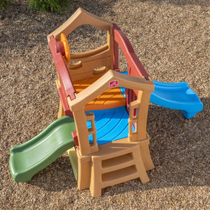 Step2 Play Up Double Slide Climber | Kids Climber Playset - Baby Swings