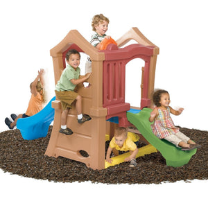 Step2 Play Up Double Slide Climber | Kids Climber Playset - Baby Swings