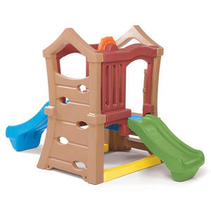 Step2 Play Up Double Slide Climber | Kids Climber Playset - Baby Swings