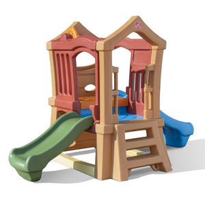 Step2 Play Up Double Slide Climber | Kids Climber Playset - Baby Swings