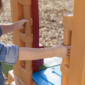Step2 Play Up Double Slide Climber | Kids Climber Playset - Baby Swings