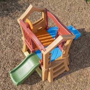 Step2 Play Up Double Slide Climber | Kids Climber Playset - Baby Swings