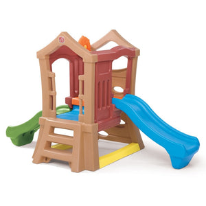 Step2 Play Up Double Slide Climber | Kids Climber Playset - Baby Swings