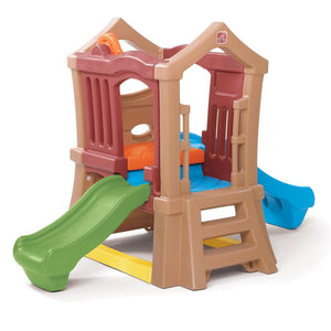 Step2 Play Up Double Slide Climber | Kids Climber Playset - Baby Swings