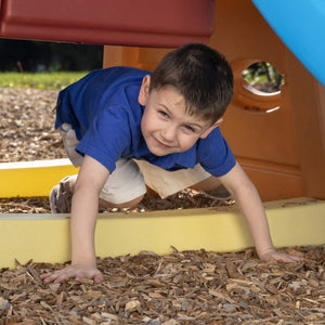 Step2 Play Up Double Slide Climber | Kids Climber Playset - Baby Swings