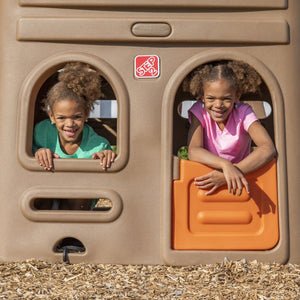 Step2 Playhouse Climber & Swing Extension | Kids Climber Playset - Baby Swings