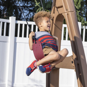 Step2 Playhouse Climber & Swing Extension | Kids Climber Playset - Baby Swings