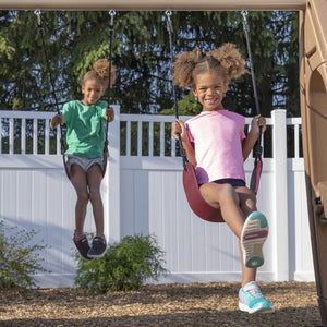 Step2 Playhouse Climber & Swing Extension | Kids Climber Playset - Baby Swings