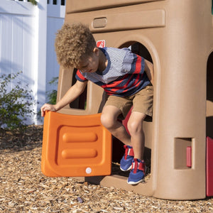 Step2 Playhouse Climber & Swing Extension | Kids Climber Playset - Baby Swings