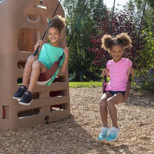 Step2 Playhouse Climber & Swing Extension | Kids Climber Playset - Baby Swings