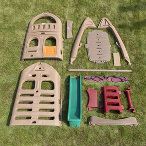 Step2 Playhouse Climber & Swing Extension | Kids Climber Playset - Baby Swings
