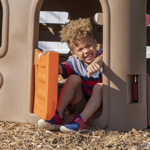 Step2 Playhouse Climber & Swing Extension | Kids Climber Playset - Baby Swings