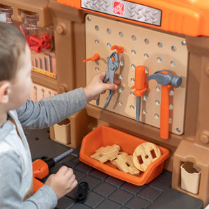 Step2 PRO PLAY WORKSHOP & UTILITY BENCH | Kids Pretend Workshop - Pretend Play Toys