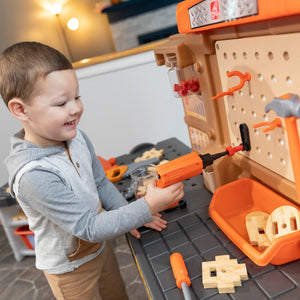 Step2 PRO PLAY WORKSHOP & UTILITY BENCH | Kids Pretend Workshop - Pretend Play Toys