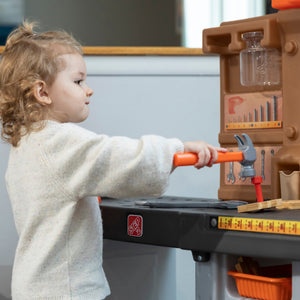 Step2 PRO PLAY WORKSHOP & UTILITY BENCH | Kids Pretend Workshop - Pretend Play Toys