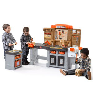 Step2 PRO PLAY WORKSHOP & UTILITY BENCH | Kids Pretend Workshop - Pretend Play Toys