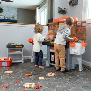 Step2 PRO PLAY WORKSHOP & UTILITY BENCH | Kids Pretend Workshop - Pretend Play Toys