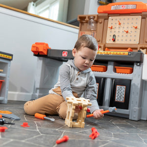 Step2 PRO PLAY WORKSHOP & UTILITY BENCH | Kids Pretend Workshop - Pretend Play Toys